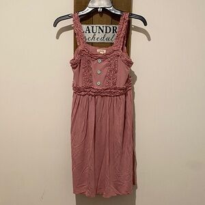Matilda Jane Pink Ruffle Kids Dress